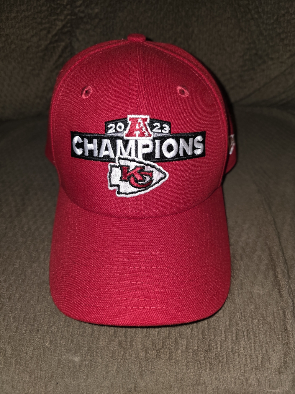 New Era Red Kansas City Chiefs 2023 Champions Hat